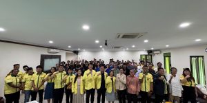 Jelang Nyoblos, Edi Silaban Resmi Membuka Rakercab Pemuda Katolik Kota Depok 2