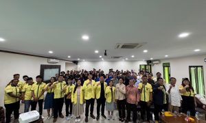 Jelang Nyoblos, Edi Silaban Resmi Membuka Rakercab Pemuda Katolik Kota Depok 2