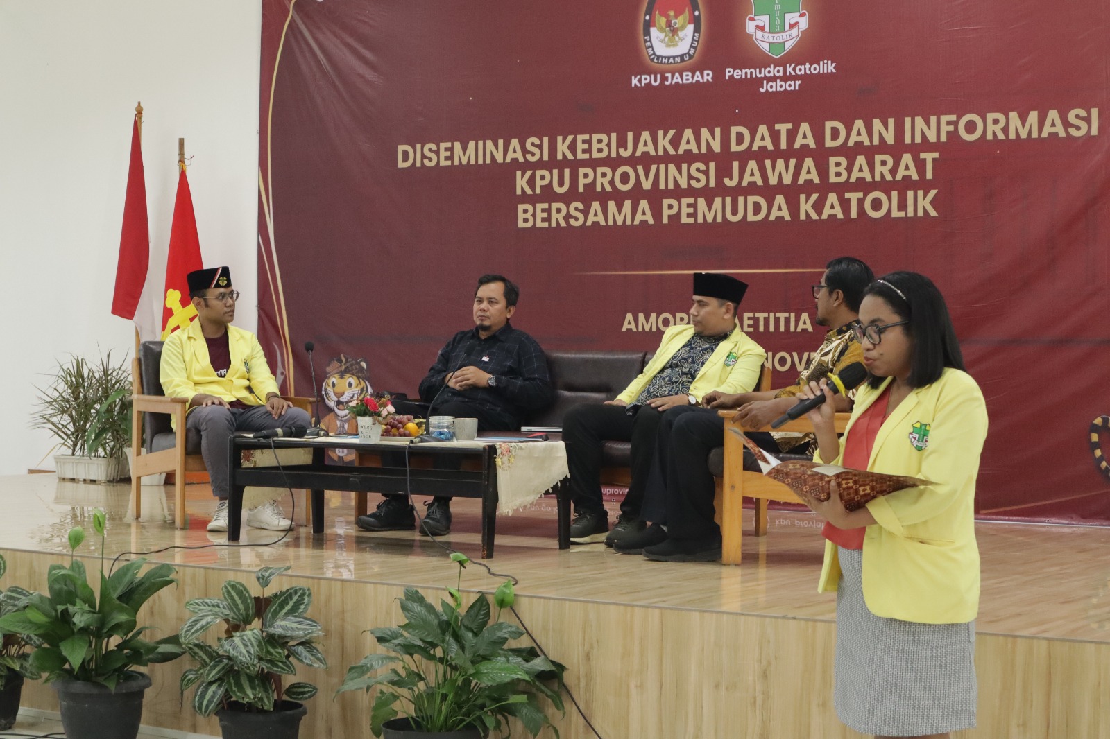 Pemuda Katolik dan KPU Jabar Gelar Desiminasi Kebijakan Data dan Informasi